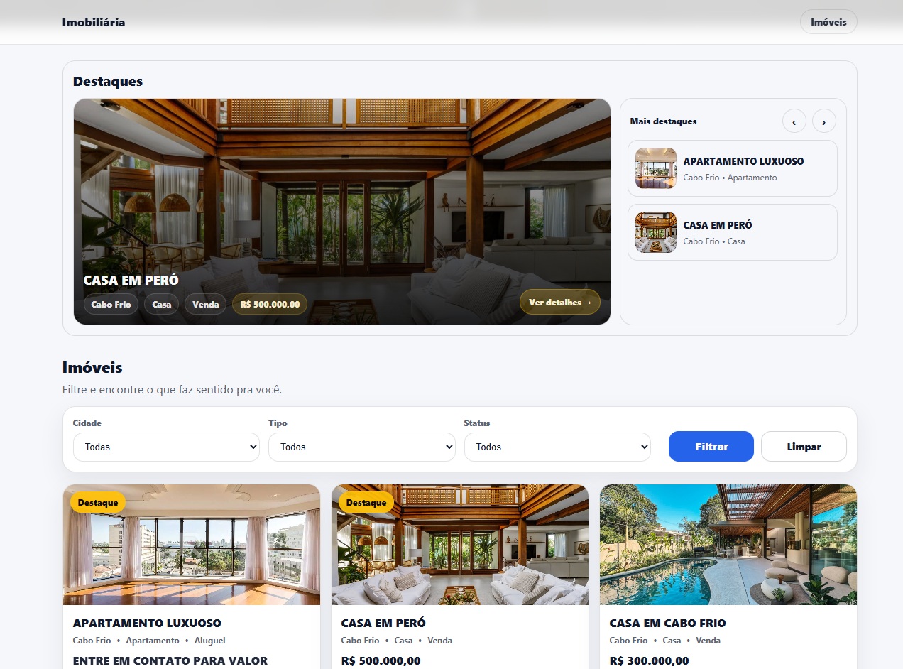 Sistema — Imobiliária